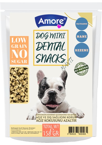Mantı Mini-Dental Köpek Ödülü 158GR Ağız Sağlığı, CBones 80GR XL-Taneli Atıştırmalık