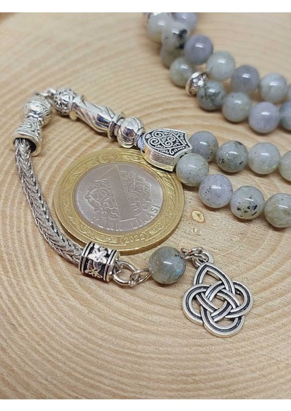 Labradorit Taşı Açık Renk 99LUK Tesbih 6mm (17095) modelleri