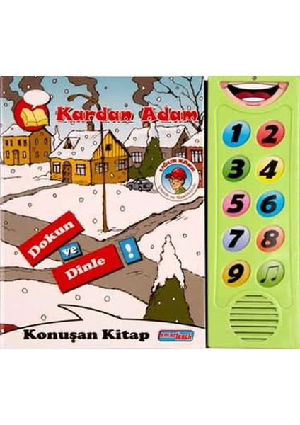 Kardan Adam Sesli Kitap - Dokun Dinle Arkadaşlık Serisi / Konuşan Kitap / Sesli Çocuk Kitapları