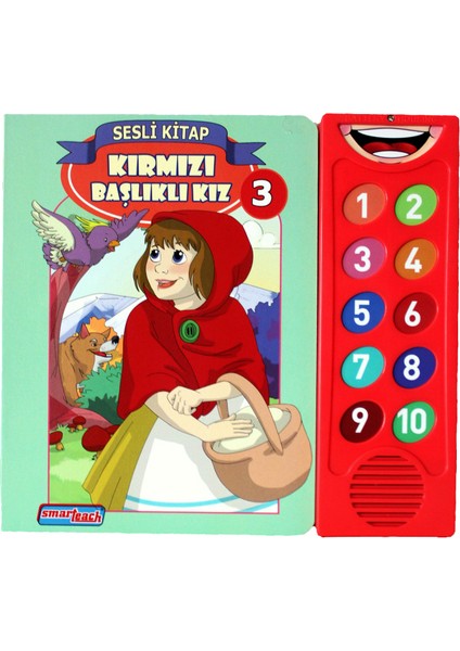 Kırmızı Başlıklı Kız Sesli Kitap - Klasik Dünya Masalları Serisi / Konuşan Kitap / Sesli Çocuk Kitapları
