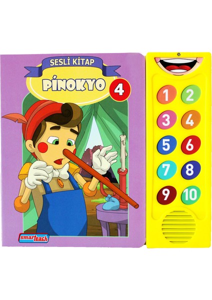 Pinokyo Sesli Kitap - Klasik Dünya Masalları Serisi / Konuşan Kitap / Sesli Çocuk Kitapları
