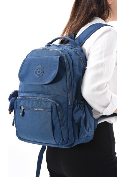 8866 Unisex Klınkır Maymunlu Günlük ve Okul Sırt Çantası