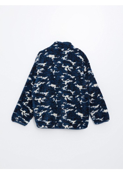 Lcw Kids Dik Yaka Polar Erkek Çocuk Fermuarlı Sweatshirt modelleri