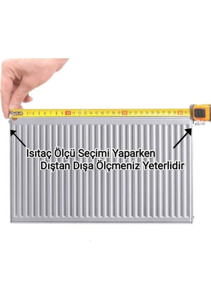 100cm Petek Üstü Alüminyum Isı Yönlendirici - Isıya Dayanıklı Alüminyumdur Uzayan Plastiklerden Değildir