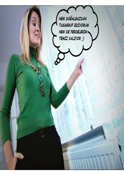 100cm Petek Üstü Alüminyum Isı Yönlendirici - Isıya Dayanıklı Alüminyumdur Uzayan Plastiklerden Değildir