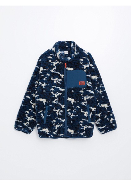 Lcw Kids Dik Yaka Polar Erkek Çocuk Fermuarlı Sweatshirt