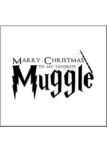 Harry Potter Temalı Christmas-Yeni Yıl Tebrik Kartı