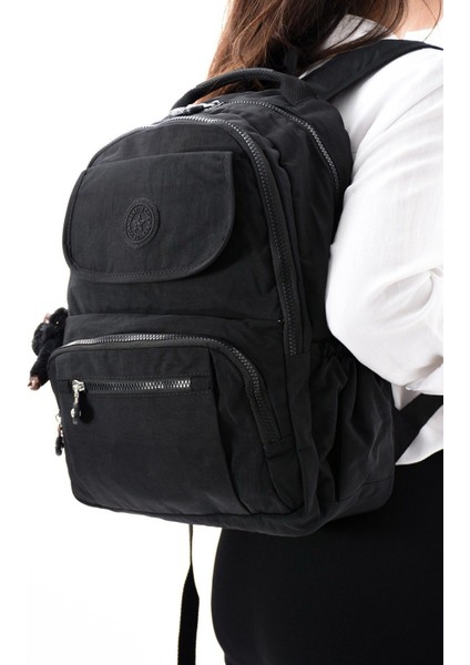 8866 Unisex Klınkır Maymunlu Günlük ve Okul Sırt Çantası