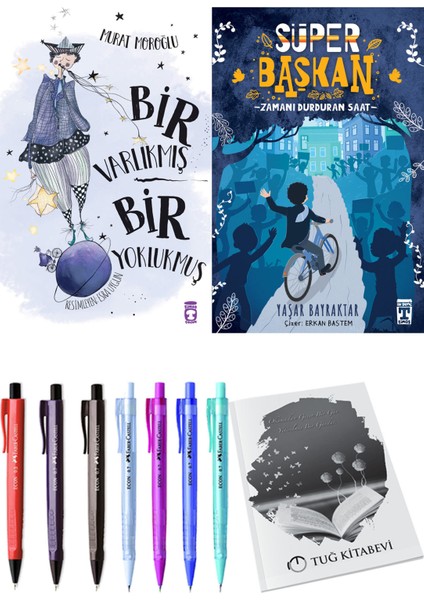 Süper Başkan Zamanı Durduran Saat ve Bir Varlıkmış Bir Yoklukmuş 2'li Set + Hediyeli