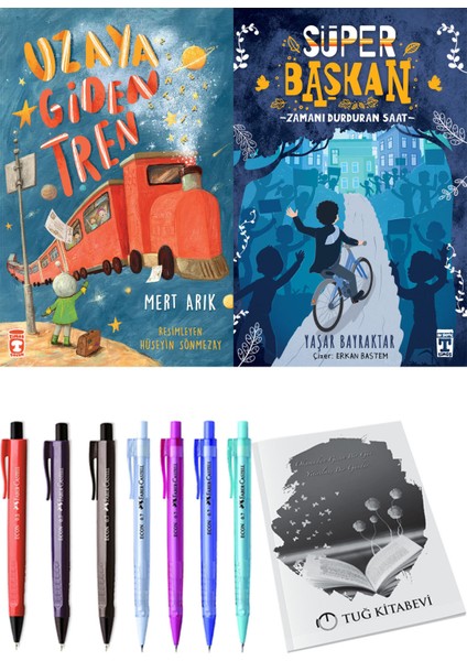 Süper Başkan Zamanı Durduran Saat ve Uzaya Giden Tren 2'li Set + Hediyeli