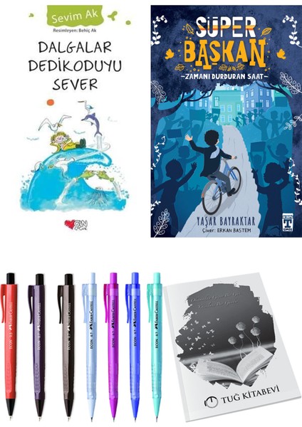 Süper Başkan Zamanı Durduran Saat ve Dalgalar Dedikoduyu Sever 2'li Set + Hediyeli