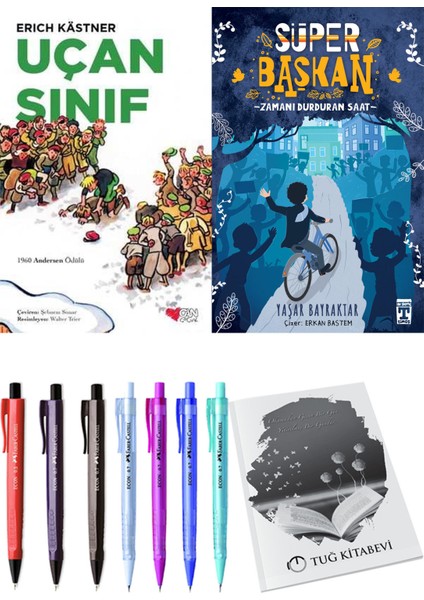 Süper Başkan Zamanı Durduran Saat ve Uçan Sınıf 2'li Set + Hediyeli