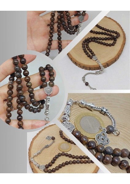 Bronzit Taşı 99LUK Tesbih 6mm (3930)