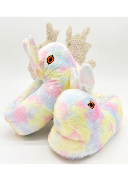 Kadın Kız Çocuk Kombin Hayvanlı Tavşanlı Panduf Ev Botu modelleri