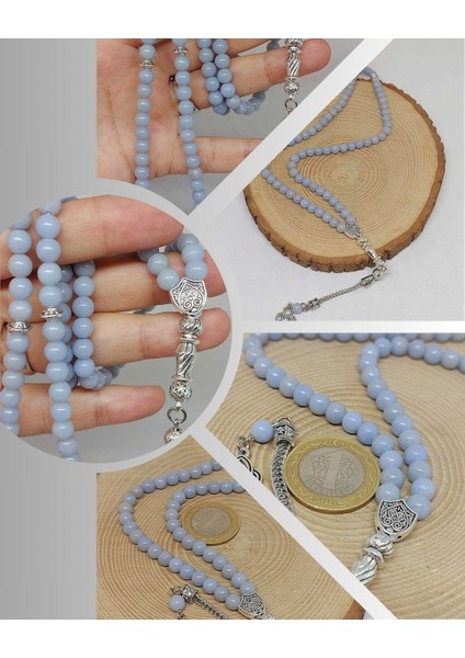 Angelit Taşı 99LUK Tesbih 6mm (3926)