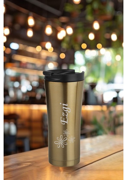 kişiye ısim baskılı 500 ml çift katmanlı 304 çelik kaydırmaz taban araç termos mug coffee fiyatları