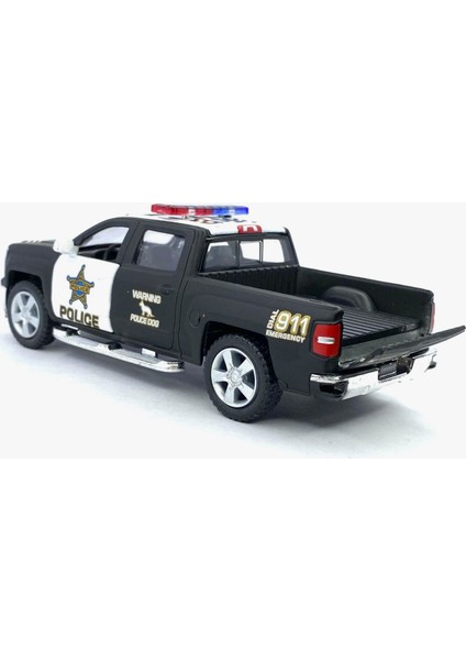 2014 Chevrolet Silverado Polis Çek Bırak 5inch. Lisanslı Model Araba, Oyuncak Araba 1:46 fiyatları