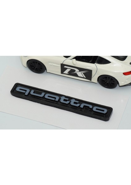 Quattro Gri Siyah Abs Bagaj Logo Amblem Audi Ile Uyumlu fırsatları