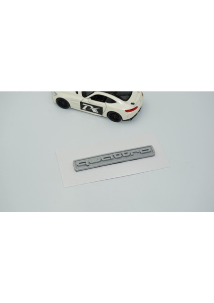 Quattro Gri Abs 3m 3D Bagaj Logo Amblem Audi Ile Uyumlu fiyatları