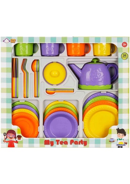 4682 Little Chef Çay Seti 36 Parça -Sunman