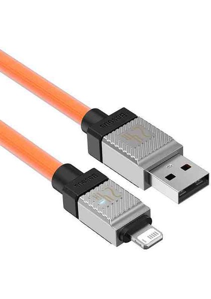 Coolplay Hızlı Şarj Kablosu USB Lightning 2.4A 1 Metre Turuncu fiyatları