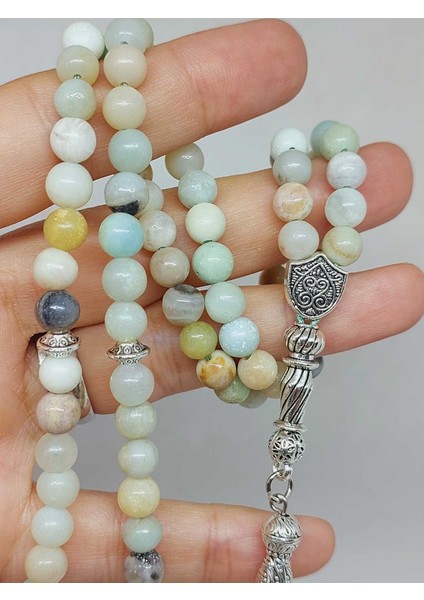 Amazonit Taşı 99LUK Tesbih 6mm (2937) fiyatları