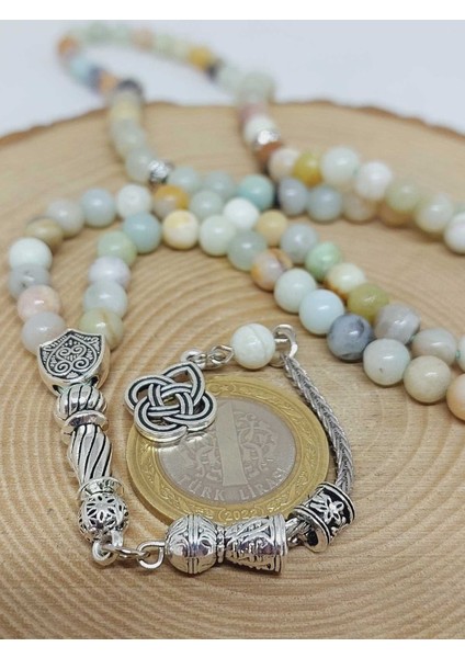 Amazonit Taşı 99LUK Tesbih 6mm (2937) modelleri