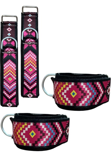 Dijital Ayak Bilek Kayışı D-Ring Ağırlık Çekiş Aparatı Direnç Lastiği Için Ayak Çekiş Aparatı 1 Çift modelleri