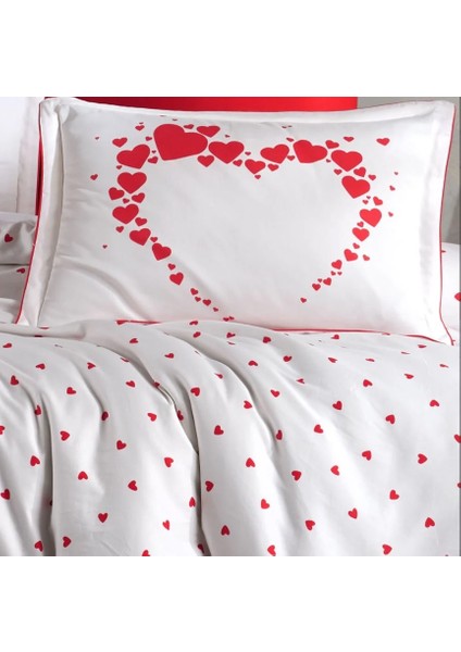 Çift Kişilik Saten Nevresim Amore Beyaz fiyatları
