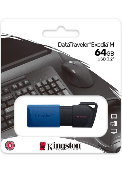 64GB Usb3.2 DTXM/64GB Exodia M Kıngston