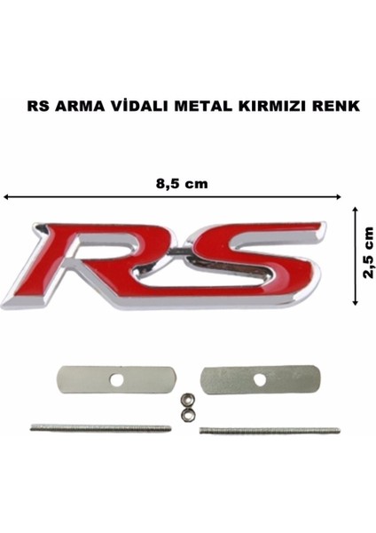 Focus Rs Vidalı Metal Ön Panjur Arma Stıcker