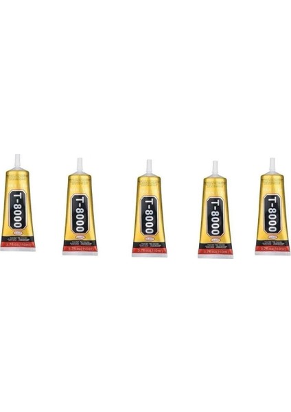 T8000 Şeffaf Yapıştırıcı 110 ml 5 Adet