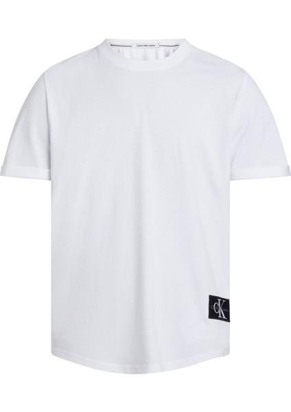 Calvın Kleın Badge Turn Up Sleeve T-Shirt