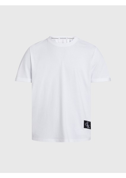 Calvın Kleın Badge Turn Up Sleeve T-Shirt modelleri