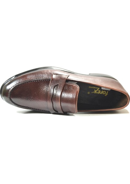 27903 Hakiki Deri Siyah & Kahverengi Anatomik Loafer Klasik Erkek Ayakkabı fırsatları