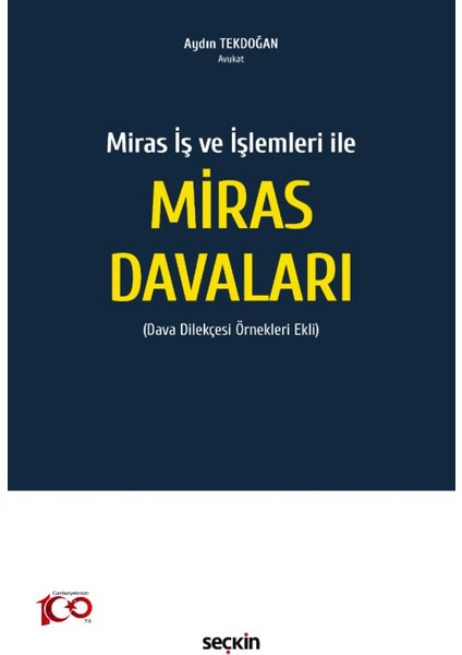Miras Davaları - Aydın Tekdoğan