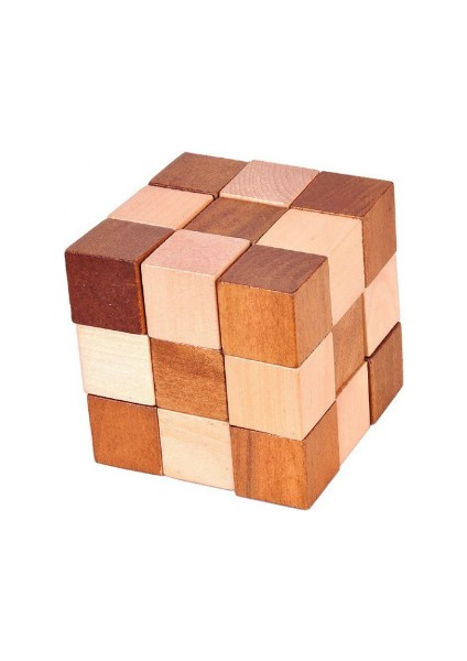 Yılan Küp Ahşap Puzzle modelleri