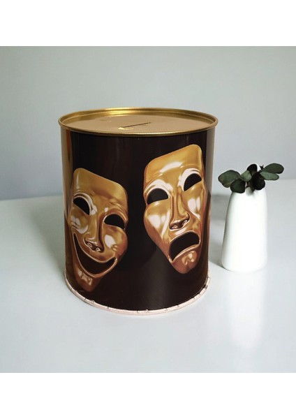 Tiyatro Maske Figürü Desenli Kumbara fiyatları