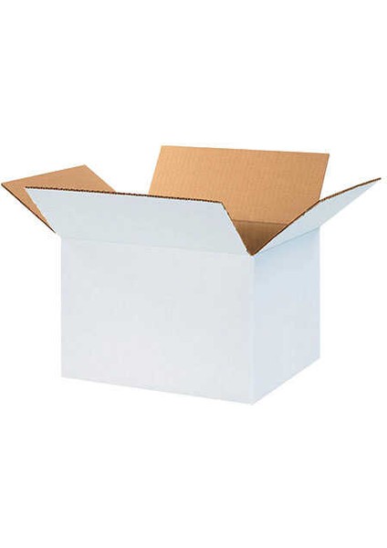 10 x 10 x 10 Beyaz Kutu - 50 Adet-Koli Tipi - Baskısız Kutu - Kupa Kutusu - Fincan Kutusu - Ambalaj Malzemeleri - Kutumarketim
