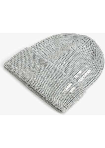 Slogan Baskılı Bere Katlı fiyatları