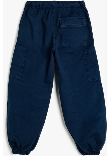 Jogger Paraşüt Pantolon Cepli Beli Bağlamalı Pamuklu fiyatları