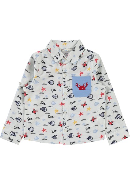 Erkek Çocuk Gömlek 2-5 Yaş Mint