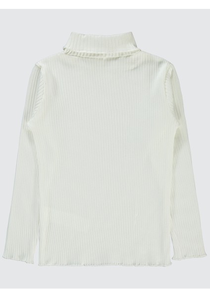 Kız Çocuk Sweatshirt 6-9 Yaş Ekru