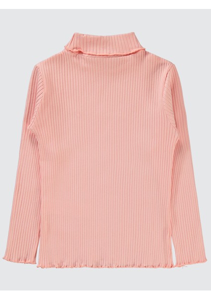 Kız Çocuk Sweatshirt 6-9 Yaş Pudra