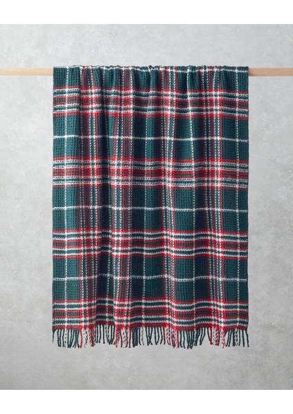 Magie Koltuk Şalı 130X170 cm Yeşil – Kırmızı