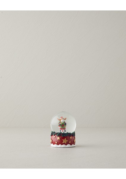 Tansy Kar Küresi 6X6X9 cm Kırmızı