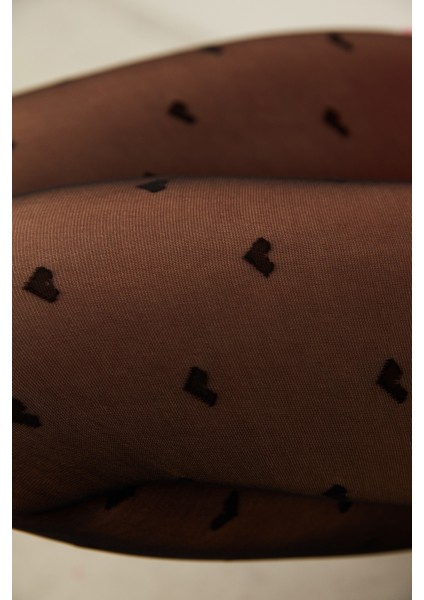 Mini Heart Siyah Külotlu Çorap fiyatları