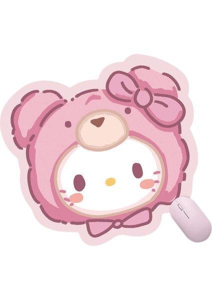 Karikatür Sevimli Özel Şekilli Deri Mouse Pad (Yurt Dışından)