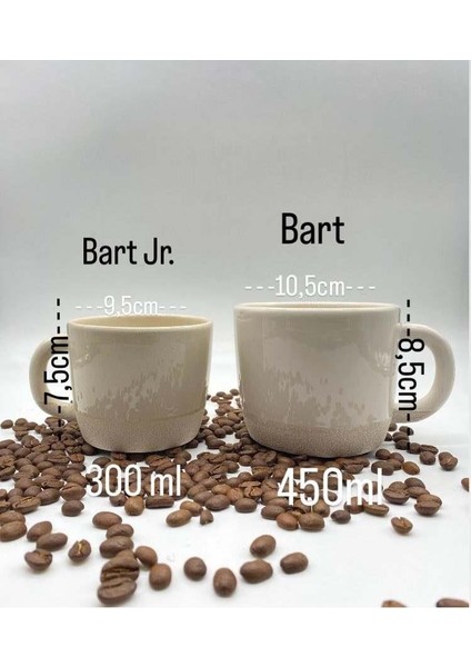 Bart Jr. El Yapımı Seramik Kupa- XKREM-300 ml 1 (Adet)
