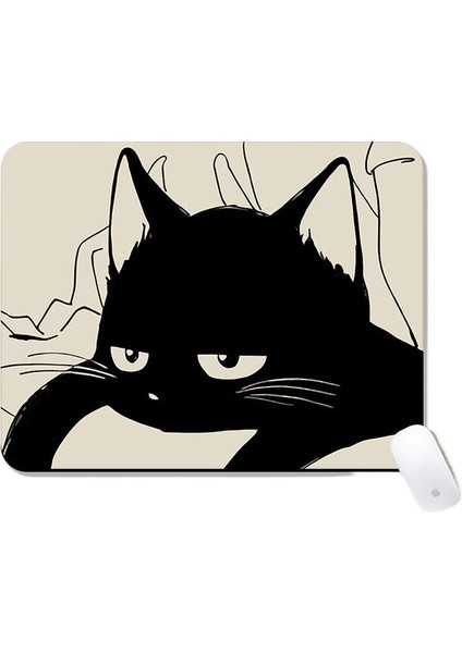 Sevimli Siyah Kedi Küçük Mouse Pad (Yurt Dışından)